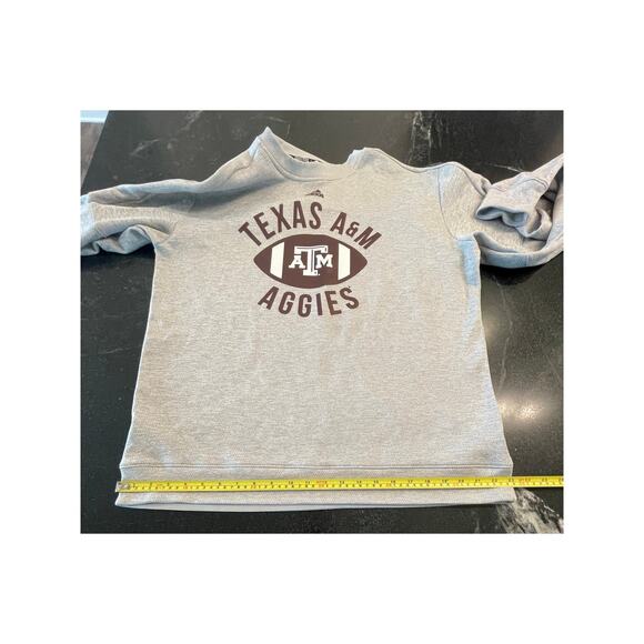 Adidas Texas A&M Univ  Aggies men's sweatshirt XL Grey and Maroon - Picture 9 of 11